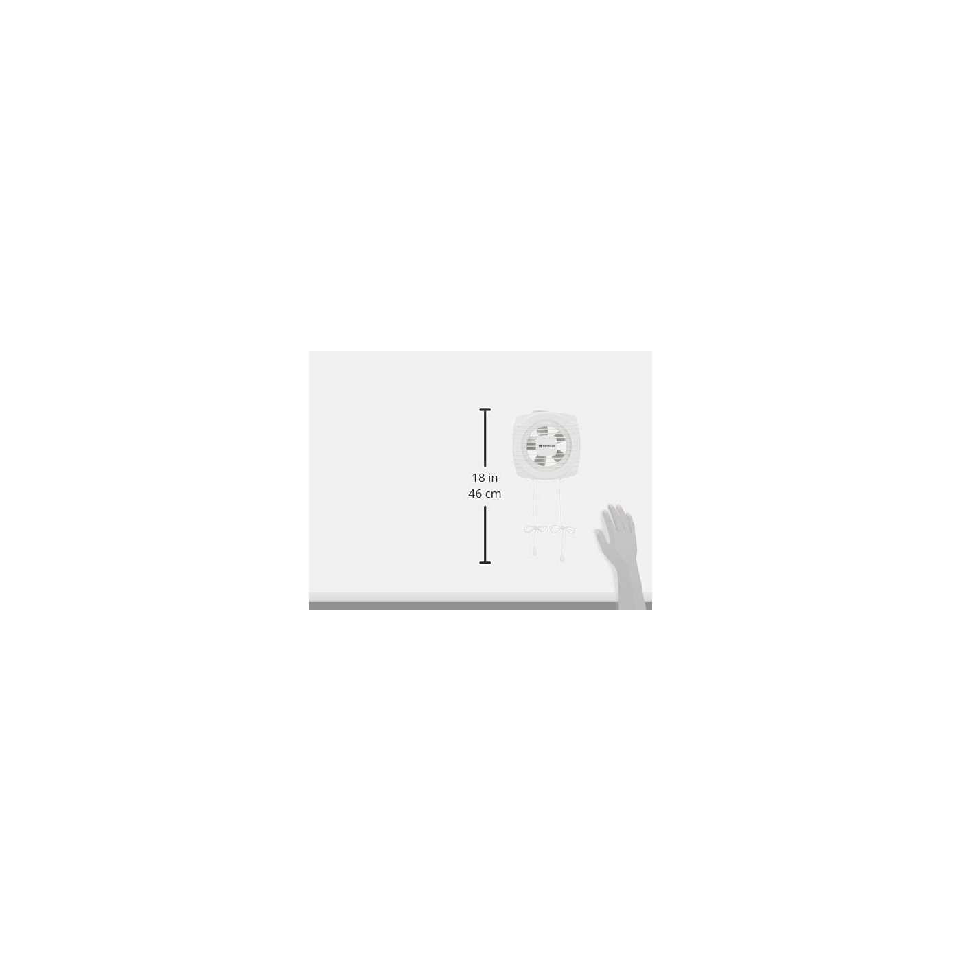 Havells Ventil Air Celso – 150 mm | Plastic Exhaust Fans | White | - Image 2