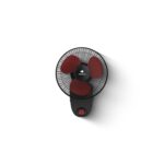Havells CANDY HS Wall & Table Fan 230 mm 100% Copper Wire Motor | Watt: 60| Air Flow: 35 cmm | Speed: 2700 RPM | 2 Year Warranty(Black Red)