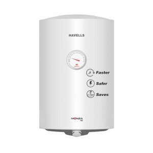 Havells All New Monza Nu 35L 5Star Storage Water Heater Geyser | Faster Heating | Safe to use | Saves electricity | Glass Coated Anti Rust Tank | Temp. setting knob | 7 Yr. Tank Warranty | Made In India |