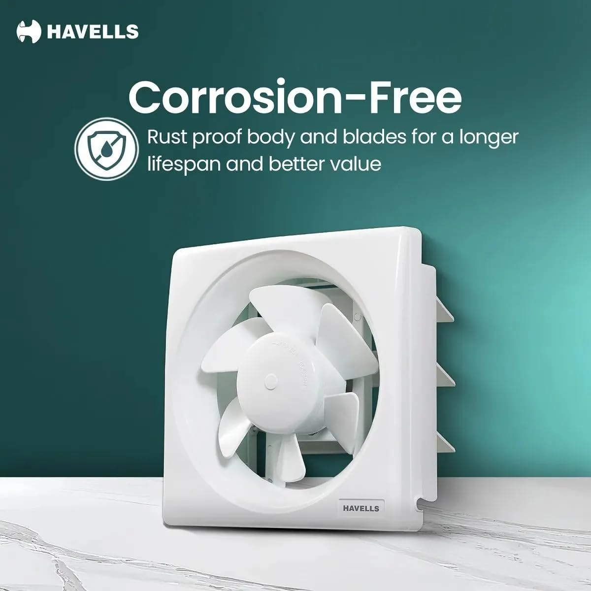 Havells Thrill air DX – 300 mm | Plastic Exhaust Fans | White | - Image 4