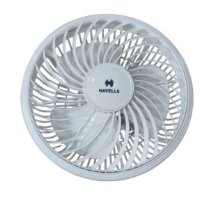Havells Airwynn 300mm Cabin Fan | High Speed, High Air Delivery, 100% Copper Wire Motor, For Home and Office, 2 years Warranty | Pack of 1 White |