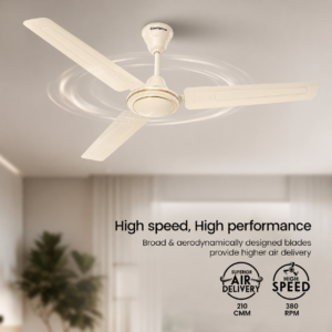 Crompton Surebreeze Jetwind 900mm Ceiling Fan Ivory