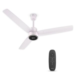 Havells EPIC SIGNIA BLDC Ceiling Fan 1200mm | 5 star | LED Speed Indicator | 380 RPM, Up to 65% Savings | Reverse Rotation, 4 Speed Modes | Low Wattage 30W ,Low Noise |  Air Flow:225 CMM | Blush Ivory |