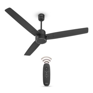 Havells EPIC BLDC Ceiling Fan 1200mm | 380 RPM | Savings upto 65% | Reverse Rotation, 4 Modes (Boost, Sleep, Breeze, Mop) | Low Wattage 30W, Low Noise | Air Flow:225 CMM | 3 Year Warranty | Matte Black |