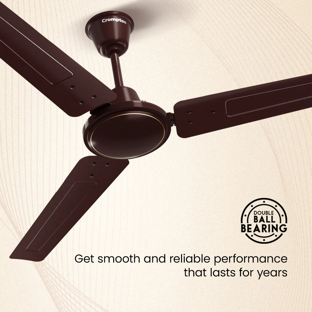 Crompton Surebreeze Star Drift 900mm Ceiling Fan Brown - Image 5