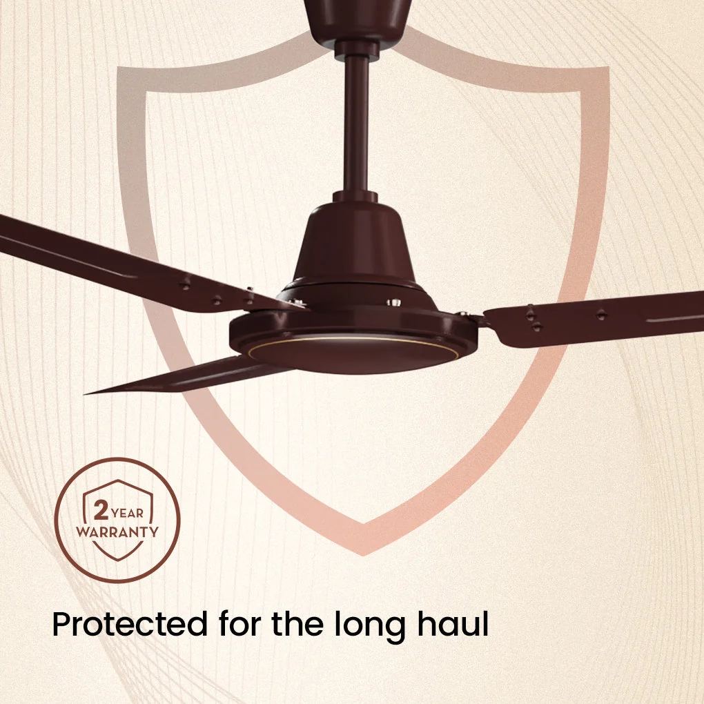 Crompton Surebreeze Star Drift 1400mm Ceiling Fan Brown - Image 6