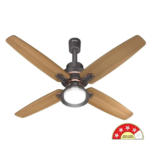 Havells 1320mm Albus Underlight Smartsense BLDC+ Ceiling Fan | Remote Controlled, High Air Delivery Fan | 4 Star Rated, Upto 60% Energy Saving, 2 Year Warranty | (Pack of 1, Smoke Brown Wood