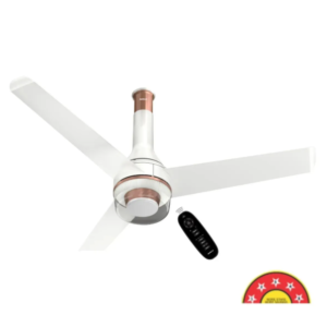 Havells 1200mm Crista Underlight BLDC Ceiling Fan | Remote Controlled, Smart Fan, IoT Enabled, Alexa & Google Home Compatible | Upto 60% Energy Saving, 2 Year Warranty | (Pearl White LT Copper)