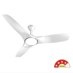 Havells 1200mm Stealth Underlight BLDC Ceiling Fan | Remote Controlled, High Air Delivery Fan | 4 Star Rated, Upto 60% Energy Saving, 2 Year Brand Warranty | Pack of 1, Pearl White |