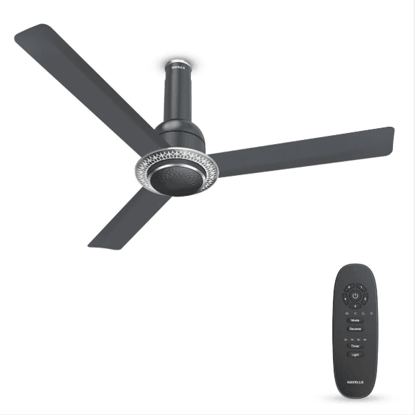 Havells CERA BLDC 1200mm Premium Underlight Ceiling Fan with 100% Pure Copper | Reverse Rotation | Remote Controlled | Watt: 35 | Air Flow: 225 cmm | Speed: 350 RPM | 2 Years Manufacturer Warranty | Slate | 5Star | Free Installation | - Image 10