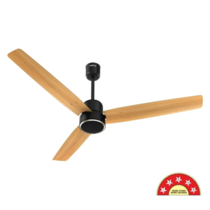 Havells Epic Pro Wood BLDC 1200mm Ceiling Fan with 100% Pure Copper Motor | 5 Star Rating | Remote Controlled | Watt: 30 | Air Flow: 225 cmm | Speed: 350 RPM |  3 Years Manufacturer Warranty(Pinewood Matt Black)