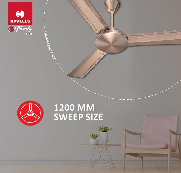 Havells FAN EP TRENDY ES 1200 mm ANTIQUE COPPER - Image 7