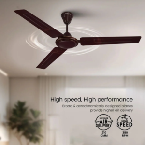 Crompton Surebreeze Jetwind 600mm Ceiling Fan Brown