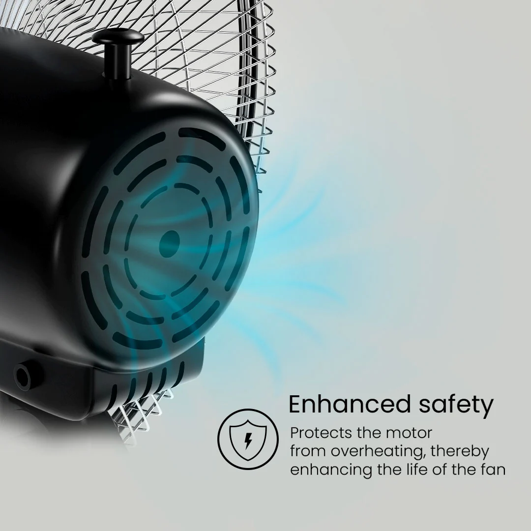 Crompton SSTORM2 450mm Wall fan Black - Image 4