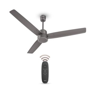 Havells EPIC BLDC Ceiling Fan 1200mm | 380 RPM | Savings upto 65% | Reverse Rotation, 4 Modes (Boost, Sleep, Breeze, Mop) | Low Wattage 30W, Low Noise | Air Flow:225 CMM | 3 Year Warranty | Stone Grey |