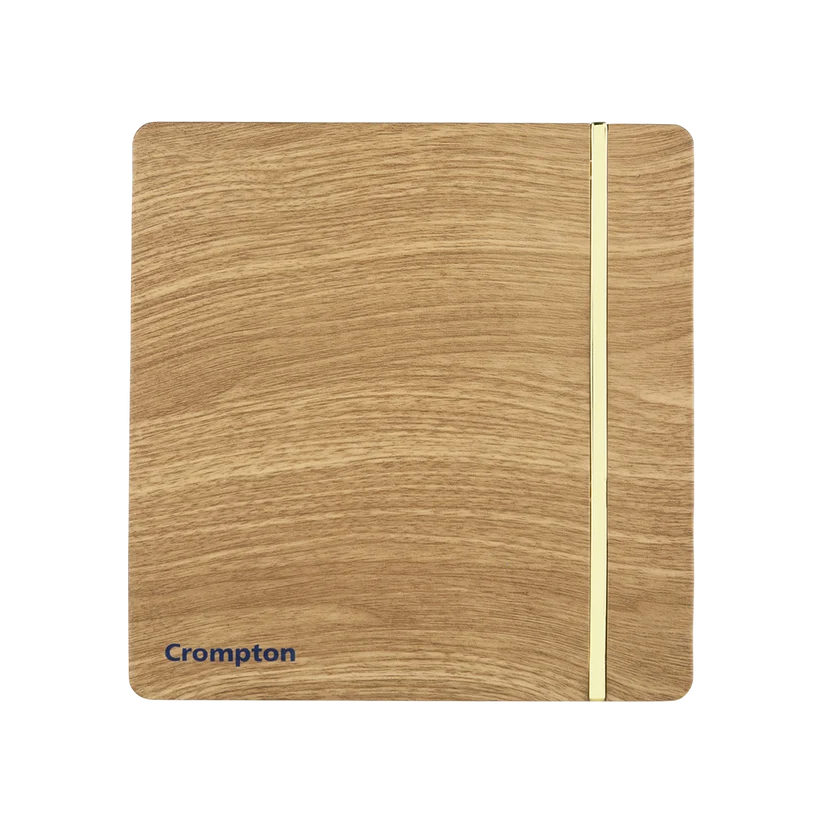 Crompton New Mount Air Exhuast Fan - 150mm | Wooden Finish |
