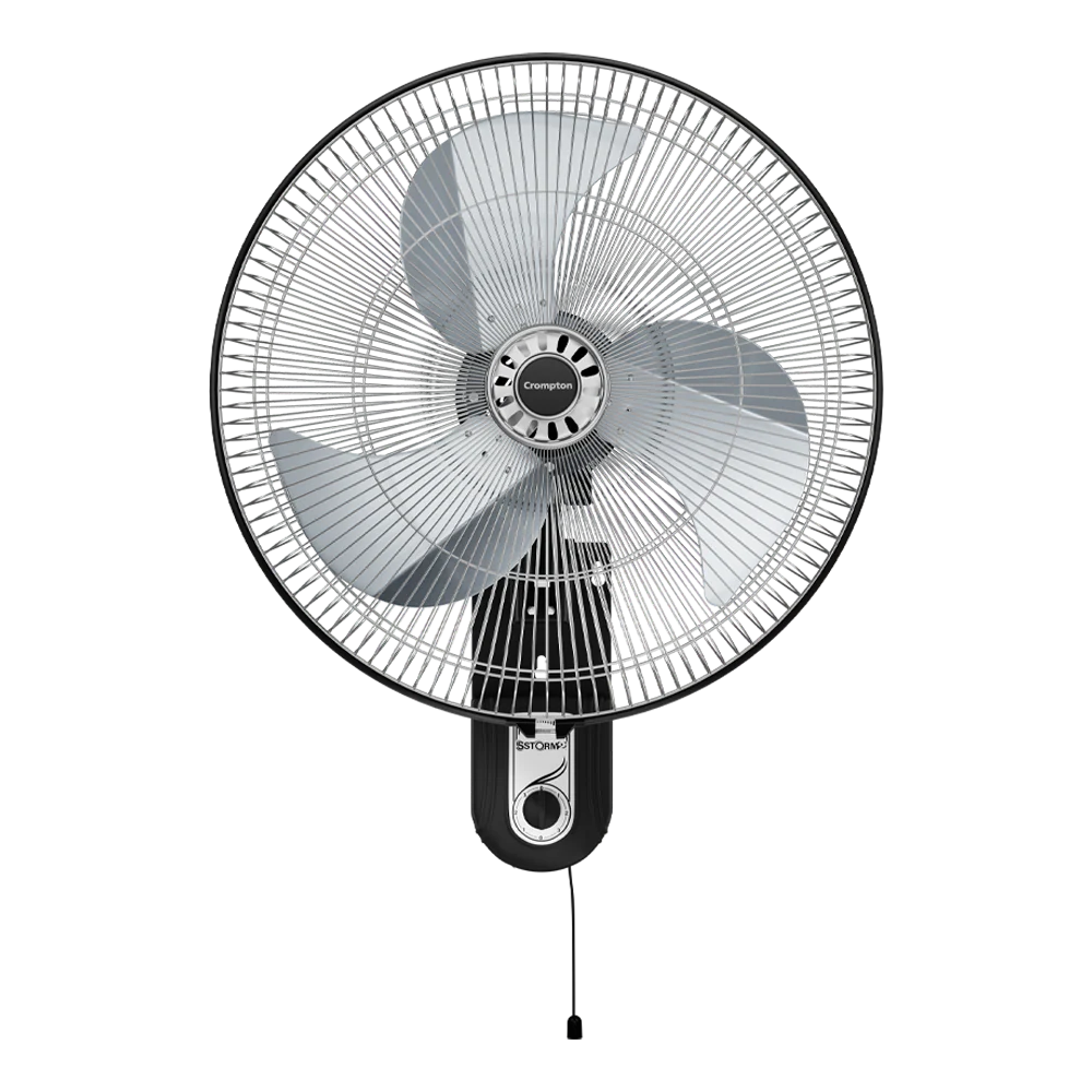 Crompton SSTORM2 450mm Wall fan Black
