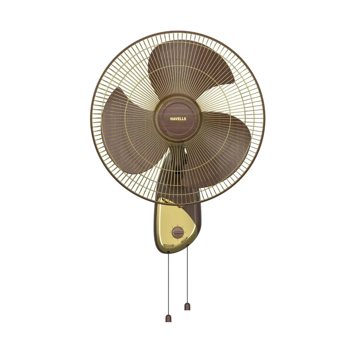 Havells Girik Gold Wall Fan 400 mm Walnut Gold