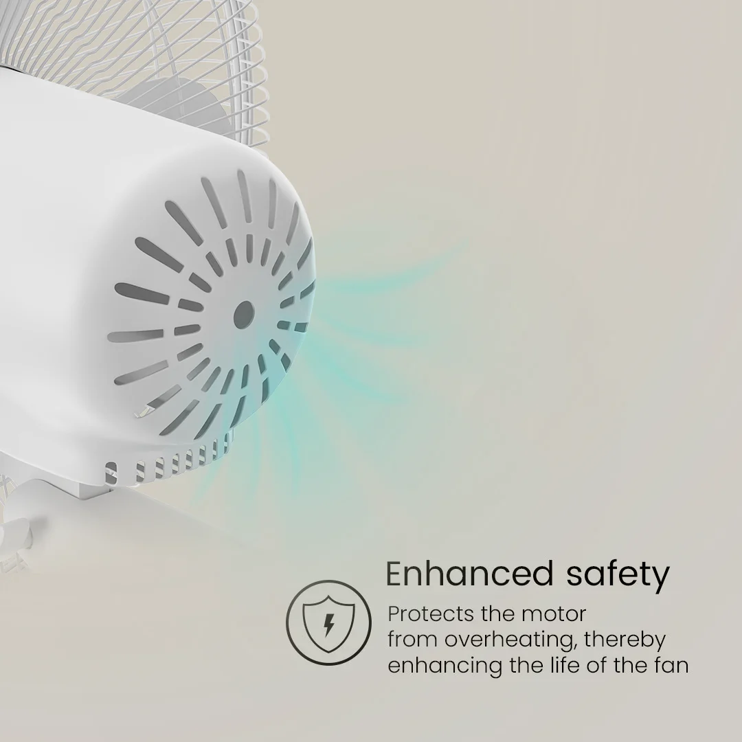 Crompton High Flo Neo 300mm Wall Fan White - Image 5