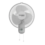 Crompton Highspeed Torpedo 400mm Wall Mounted Fan White